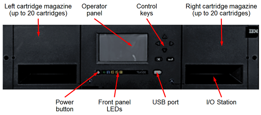 TS4300 Tape Library Base Module Front