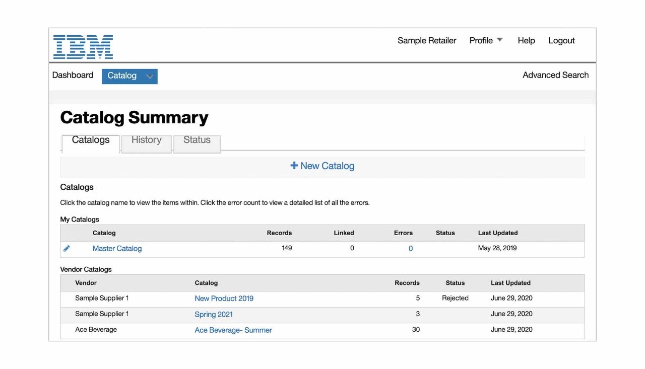 IBM Sterling Catalog Manager